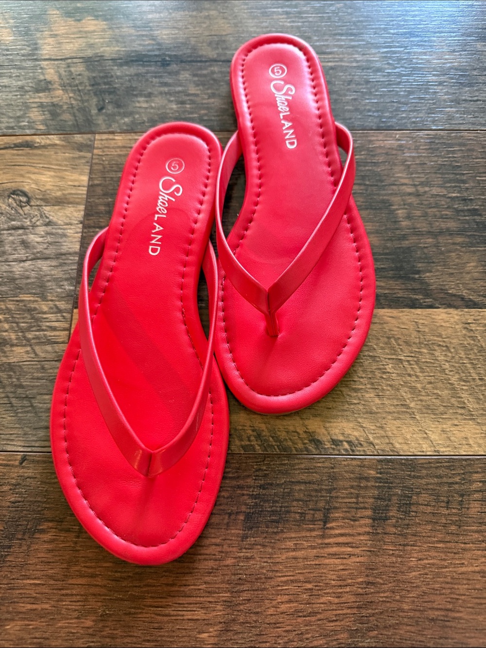 Shoeland Women's Red Foam Thong Sandals